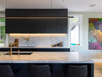 Thumbnail Neo Design custom kitchen renovation designer Auckland shaker dark-grey marble